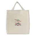 Kiss Me Now Frog embroidered bags