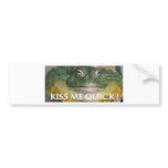 KISS ME QUICK bumper stickers