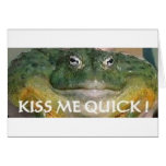 KISS ME QUICK cards
