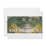 KISS ME QUICK invitations