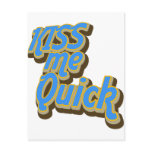Kiss Me Quick Postcard