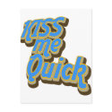Kiss Me Quick postcards