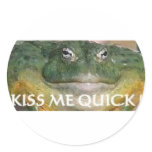 KISS ME QUICK stickers