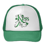 KISS ME SHAMROCKS by SHARON SHARPE Trucker Hat
