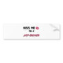 Kiss Me Step-Brother Bumper Sticker