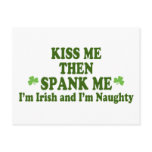 Kiss Me Then Spank Me Gift postcards