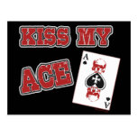 Kiss My Ace Postcard