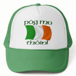 Kiss My Arse! (Irish Gaelic) Cap Hats