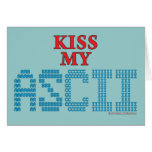 Kiss My ASCII cards