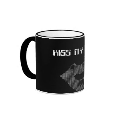 KISS MY ASCII mug by skmorse