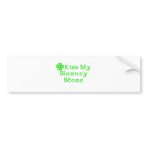 Kiss My Blarney Stone Bumper Stickers