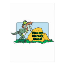 Kiss My Blarney Stone Post Card