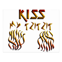 Kiss my Tzitzit Postcards