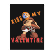 Kiss My Valentine Post Card