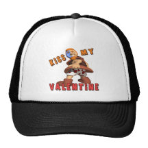 Kiss My Valentine Trucker Hats