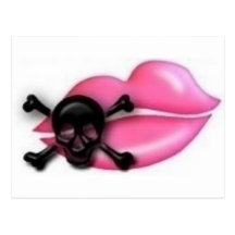 kiss of death post cards