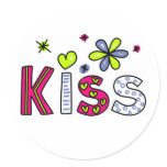 Kiss stickers