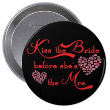 Kiss the bride pins