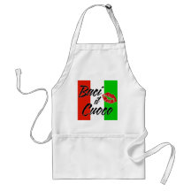 Kiss The Cook (Italian) Apron