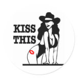 Kiss This Cowgirl Ass stickers