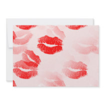 Kissable Lips Invitation