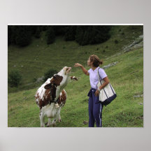 Kissed by a cow print