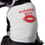 kisses 25 doggie tshirt