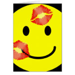 'kissey ' SMILEY FACE CARD