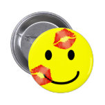 'kissey ' SMILEY FACE PIN