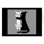 Kissing Cats Greeting Cards