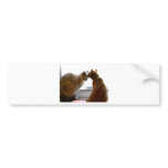 Kissing Cats Love and Friendship Items Bumper Sticker