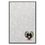 Kissing Couple Silhouette "I Miss You"