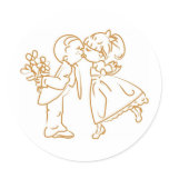 Kissing Couple Sketch