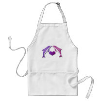 Kissing Dolphins Apron aprons