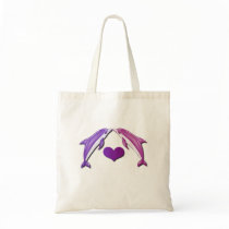 Kissing Dolphins Bag bags