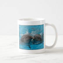 Kissing Dolphins Mugs