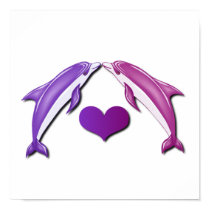 Kissing Dolphins Poster Print posters