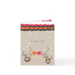 Kissing Fishes Coral Waves 2 Thank You Card
