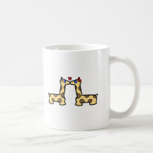 Kissing Giraffes Mug