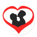 Kissing Heart stickers