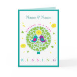 KISSING IN A TREE Card Personalised