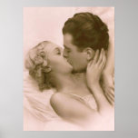Kissing in Pink Print