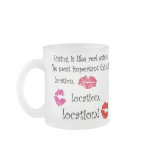 Kissing is like real estate quotation Love Quote Coffee Mug