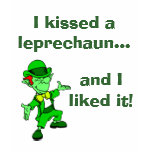 Kissing Leprechauns t-shirts