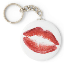 Kissing Lips Key Chains
