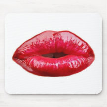Kissing lips! mouse mats
