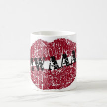 Kissing Lips Valentine Cup Mugs