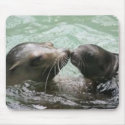 Kissing Mum mousepads