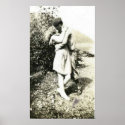 Kissing passion couple large poster posters
