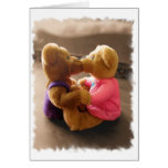 Kissing Teddies Card